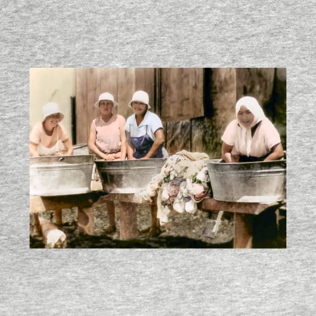 Israel, Binyamina. Laundresses. 1930 by UltraQuirky